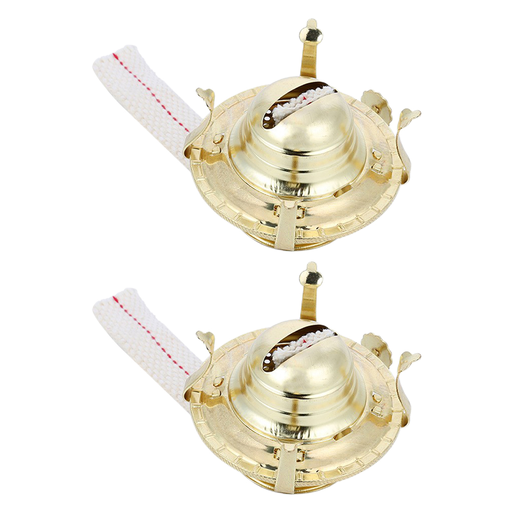 2 Sets Kerosene Lamp Burner Oil Lamp Wick Replacement Kerosene Lamp Part